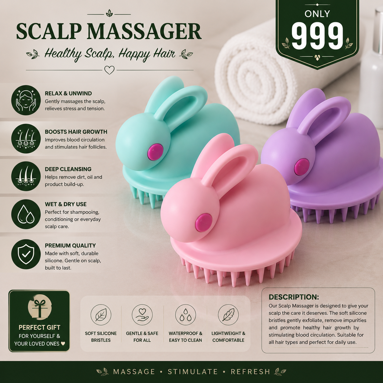 Sclap Massager (3pcs)